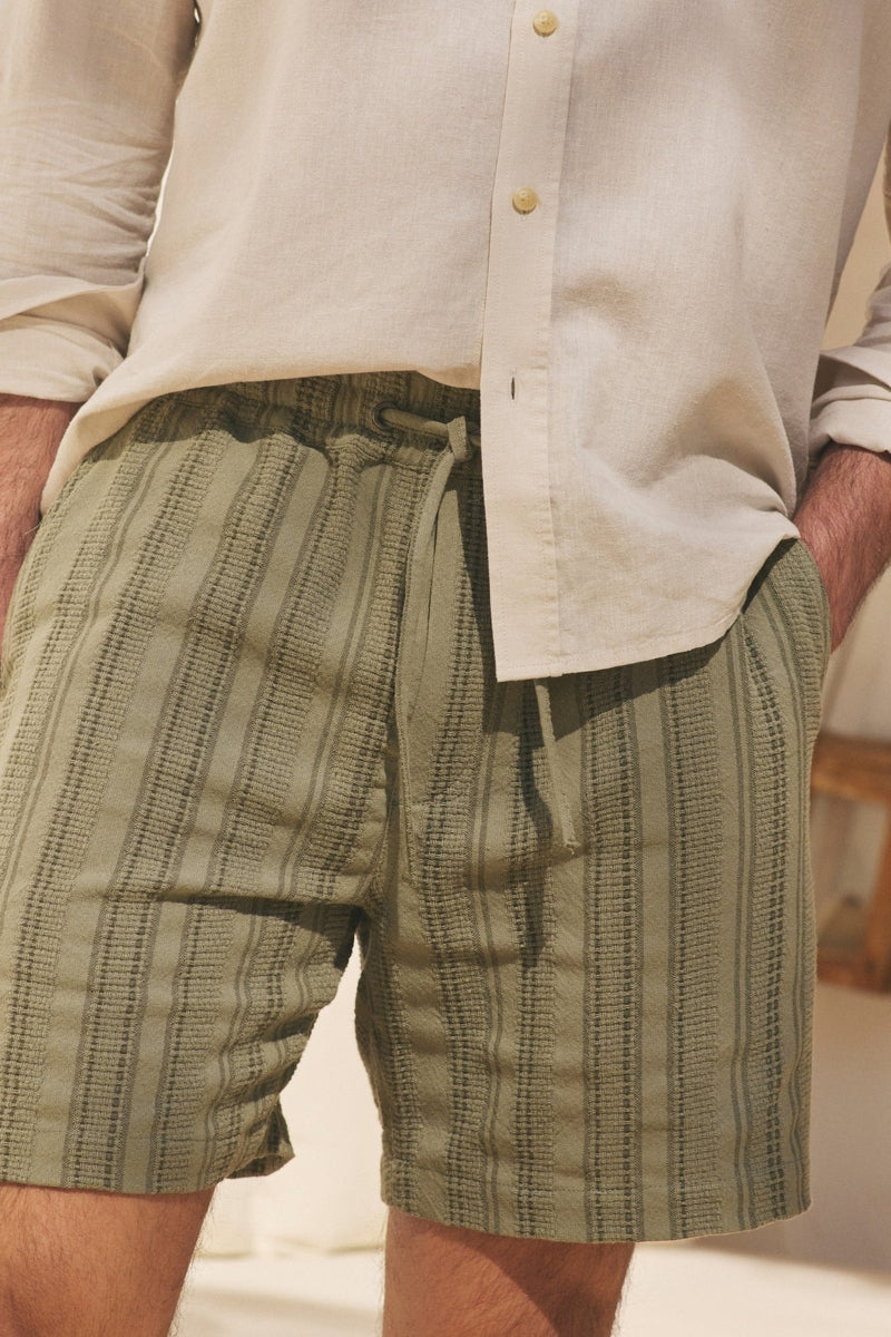 Wholesale,Marine Layer, Marine Layer Olive Dobby Textured Resort 6