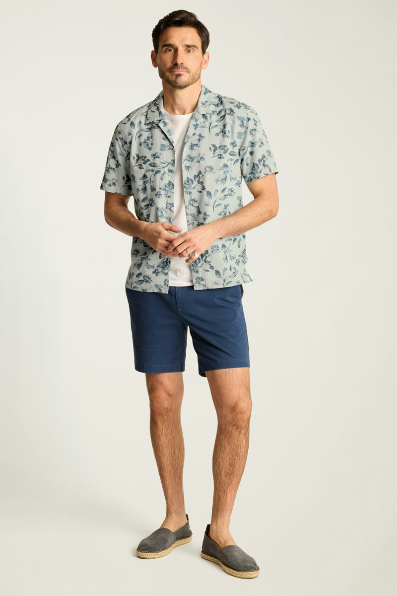 Wholesale,Bonobos, Bonobos Blue Daylight Floral Print Shirt, Blue, Extra Large-50-TagXL