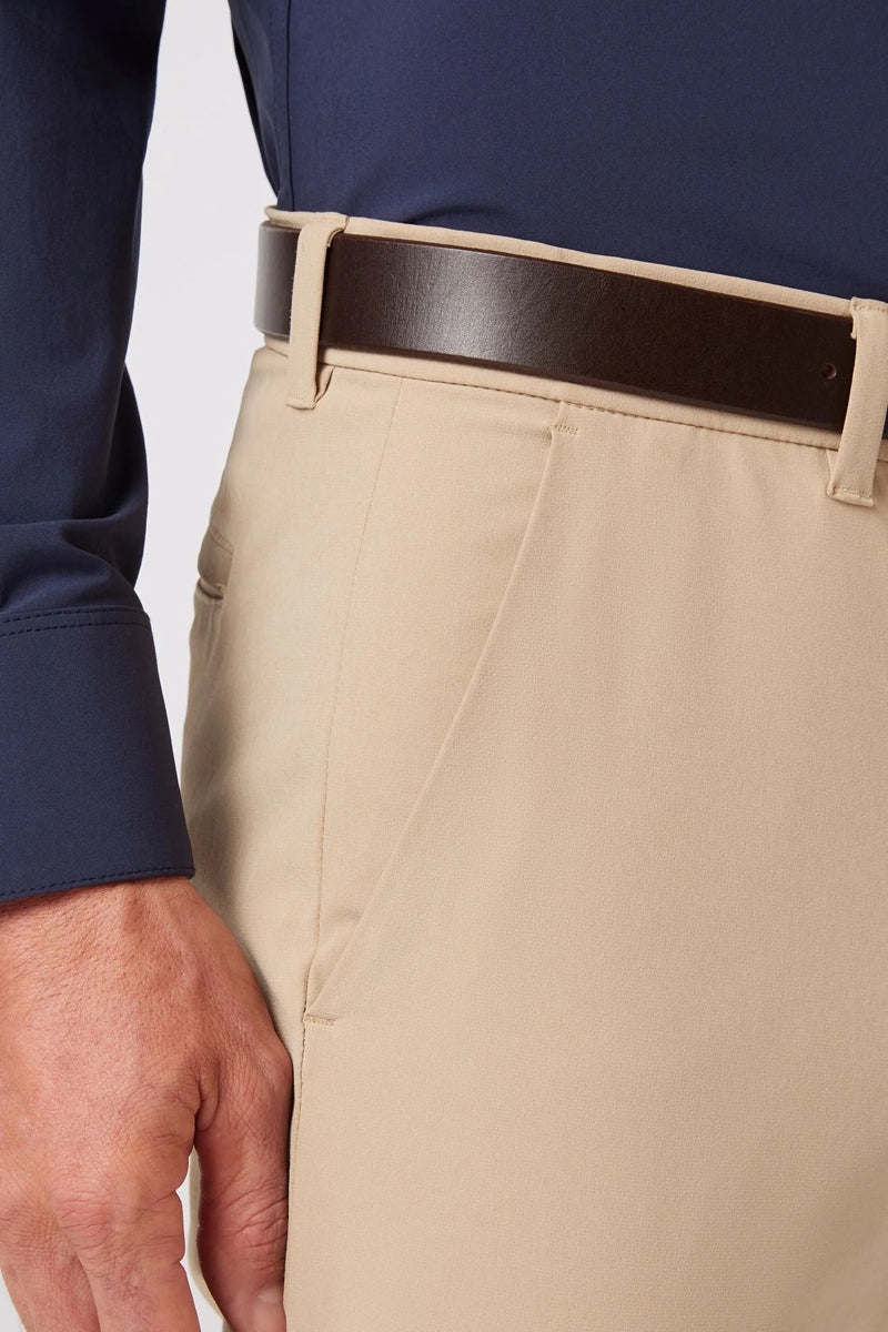 Wholesale,Mizzen + Main, Mizzen + Main Khaki Helmsman Four-way Stretch Chino Pant, Tan, 32W-30L-Tag32