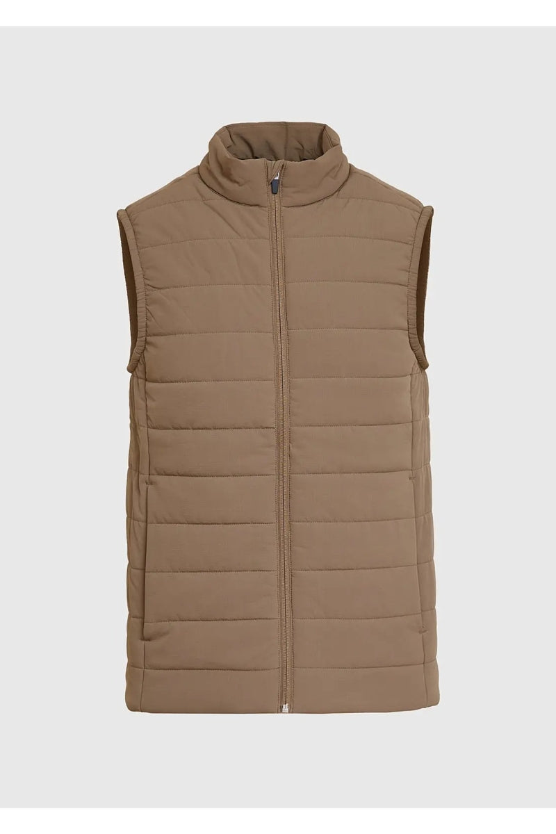 Faire,True Classic, True Classic Tan Puffer Vest, Tan, Medium-42-TagM