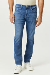 Mavi Blue Mid Brushed  Zach Straight Leg Jeans