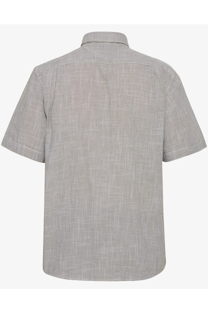 Wholesale,Signal Clothing, Signal Clothing Cypress Green Houndstooth Print Shirt, Green, Extra Large-52-TagXL