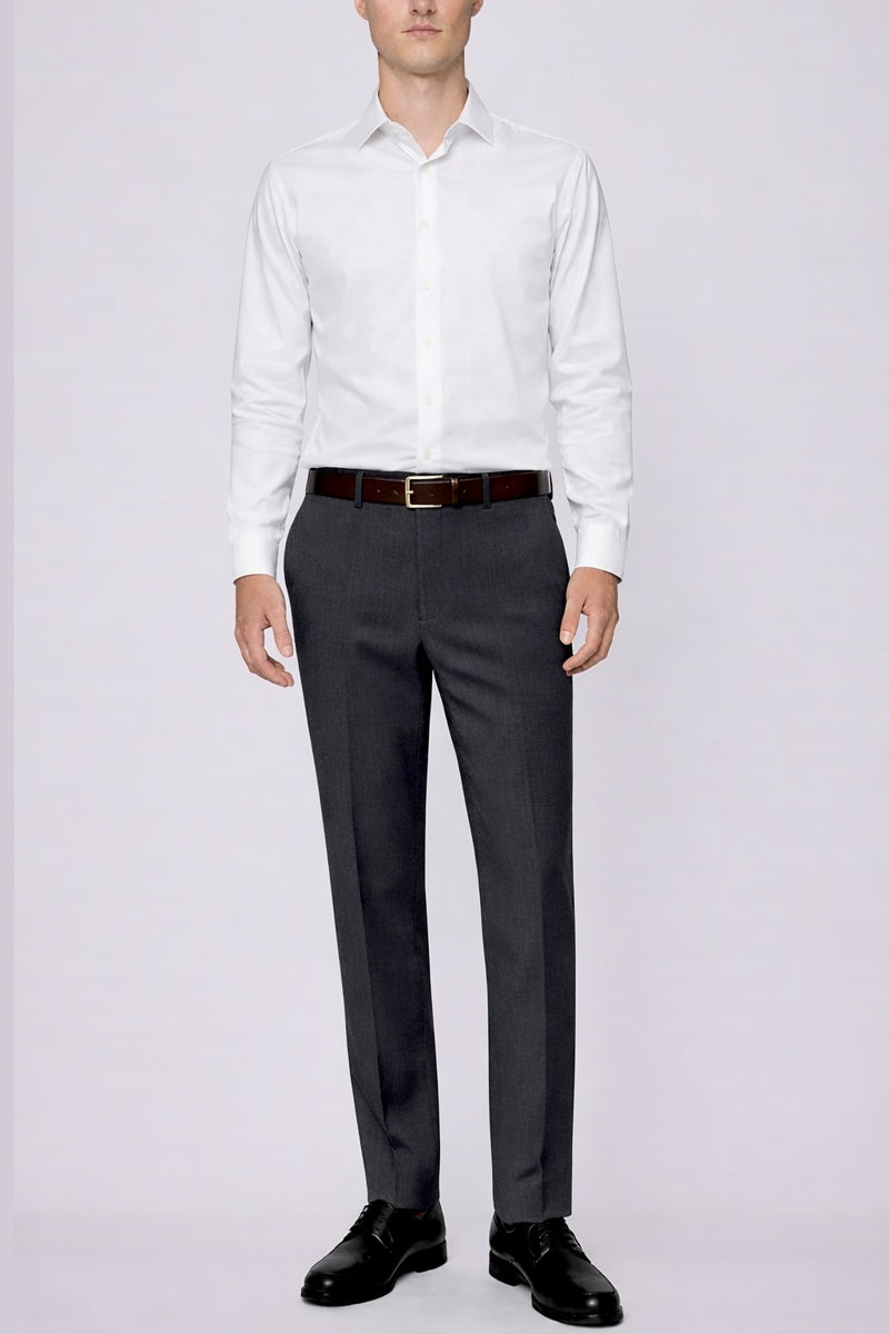 Wholesale,Projek Raw, Projek Raw Charcoal Carbon Classic Fit Chino Dress Pants, Grey, 32W-32L-Tag32