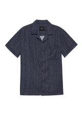 Rails Navy Pearl Short Sleeve Shirt