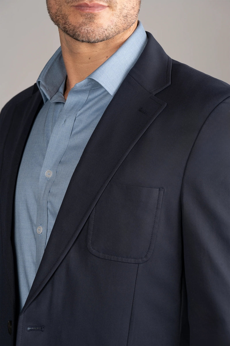 Wholesale,Twillory, Twillory Navy Patch Pocket Japanese Stretch Performance Blazer, Blue, Medium-40-Tag40