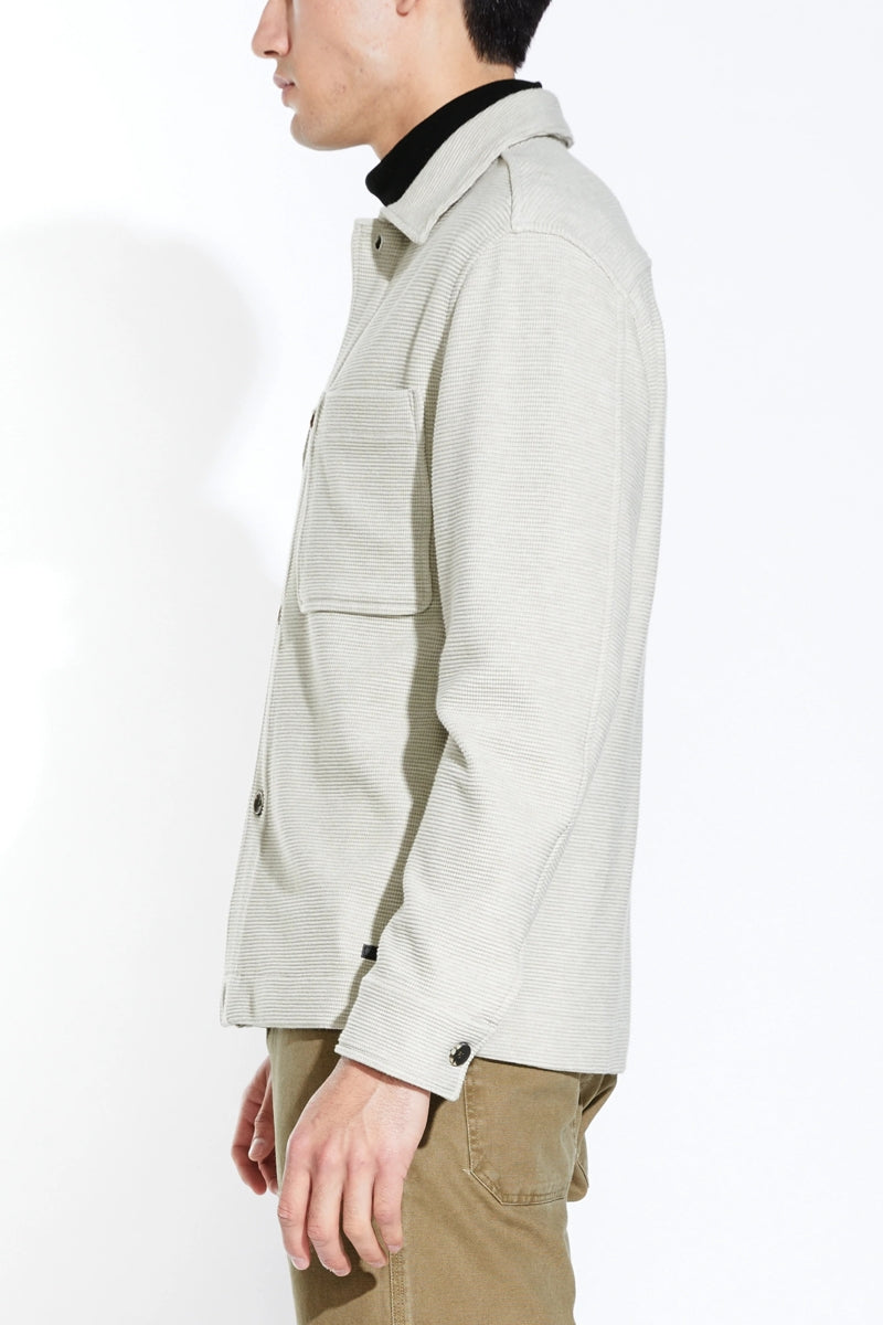 Wholesale,Civil Society, Civil Society heather Oatmeal Rib Textured Knit Overshirt, Tan, Extra Large-48-TagXL