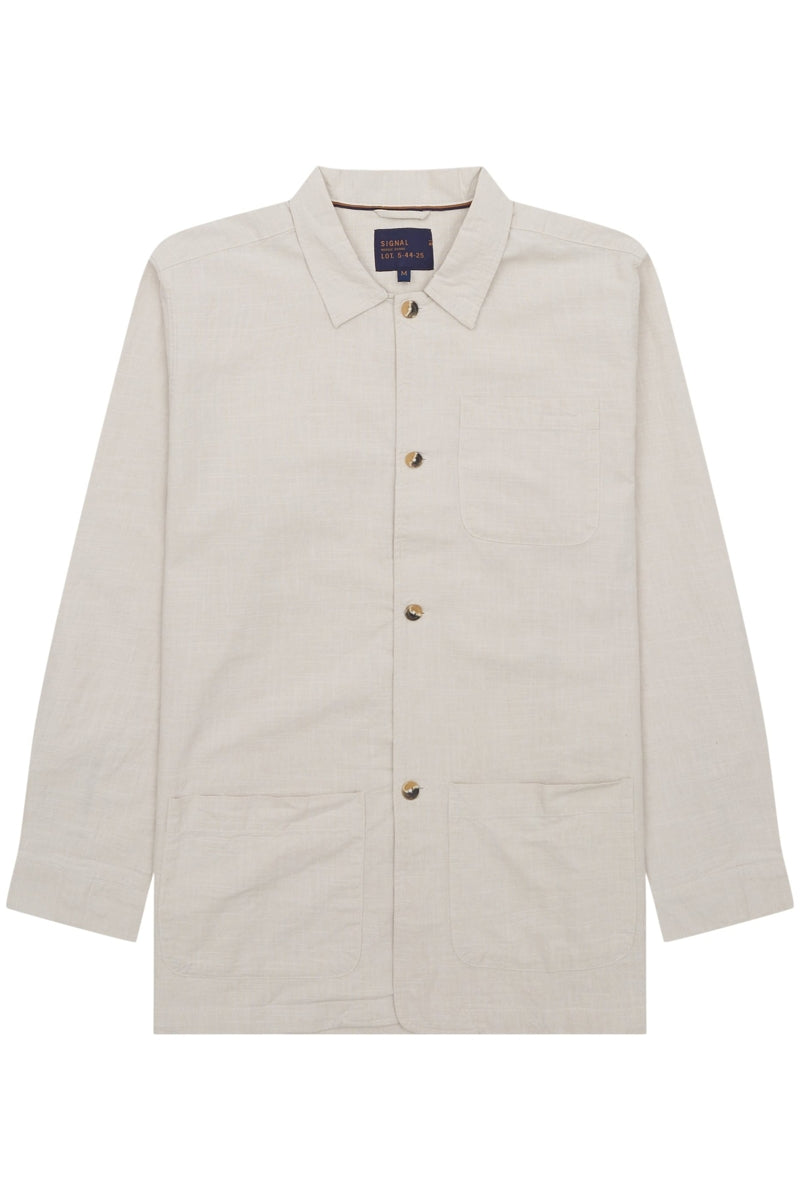 Wholesale,Signal Clothing, Signal Clothing Sand Linen Look Overshirt, Tan, Medium-45-TagM
