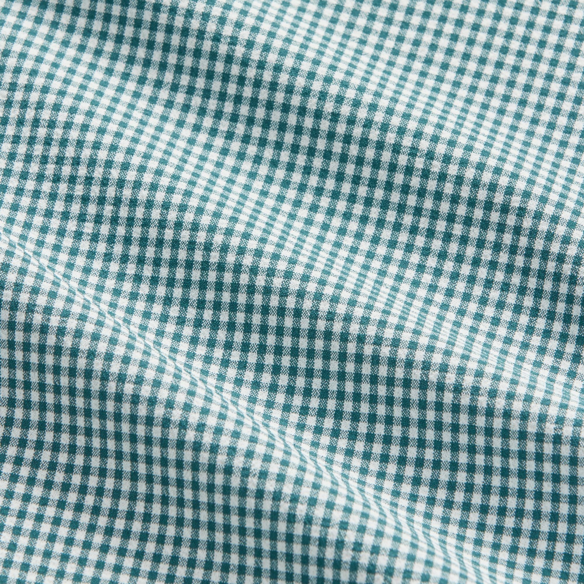 Wholesale,Mizzen + Main, Mizzen + Main Green Check Trim No Tuck Four-way Stretch Long Sleeve Shirt, Green, Extra Large-48-TagXL