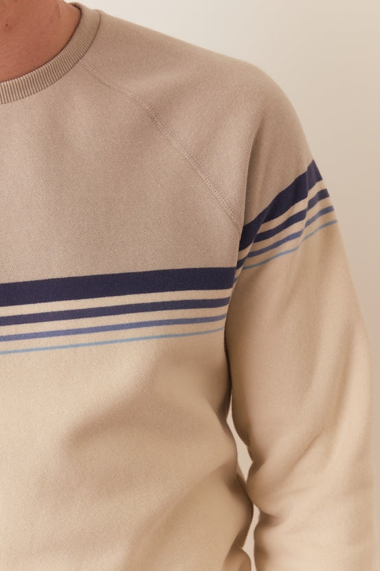 Wholesale,Marine Layer, Marine Layer Stone/Fog Cloud 9 Fleece Sweatshirt, Tan, Small-40-TagSMedium-43-TagMLarge-45-TagL