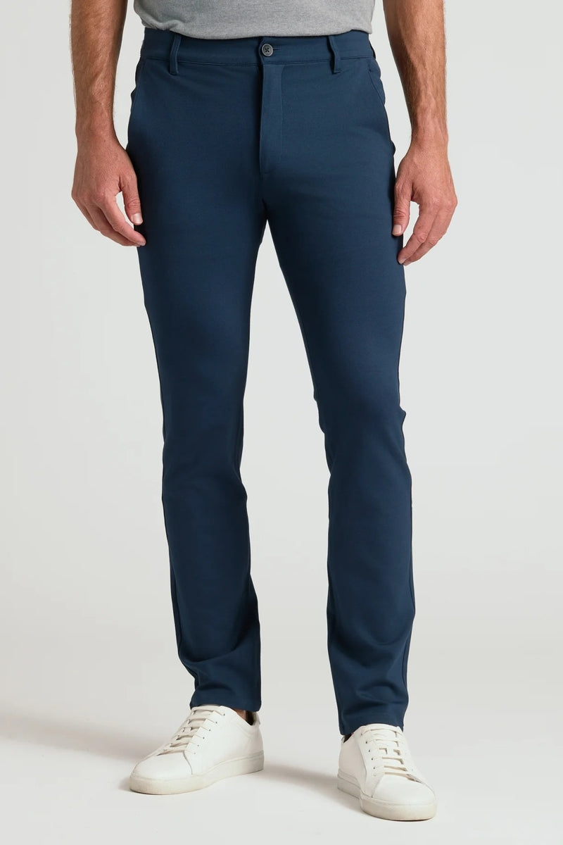 Wholesale,True Classic, True Classic Navy Ultra Stretch Knit Chino Pants, Blue, 32W-32L-Tag32