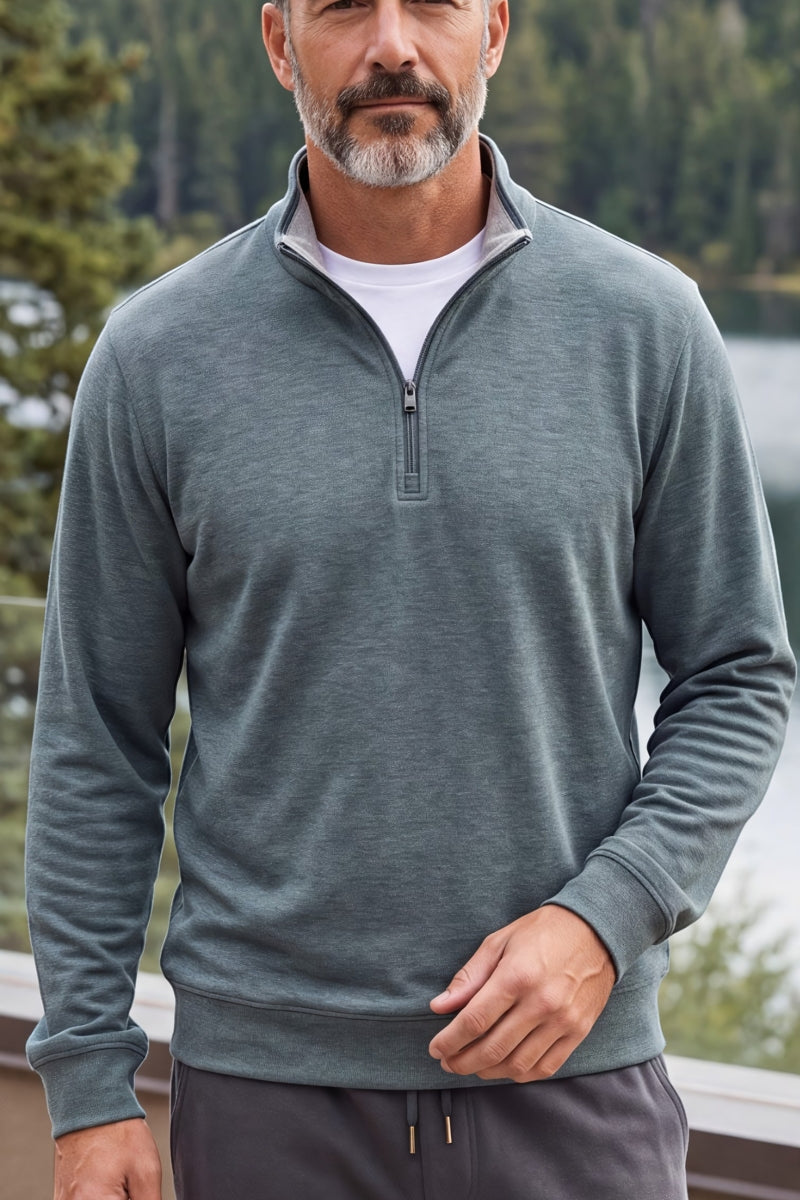 Wholesale,Fundamental Coast, Fundamental Coast Agave Green Soft Qtr Zip, Green, Medium-45-TagMLarge-48-TagLExtra Large-51-TagXL