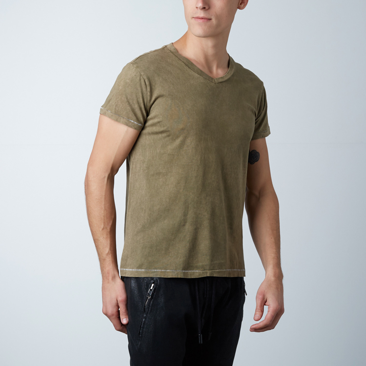 Wholesale,Reese De Luca, Reese De Luca Mineral Green Short Sleeve Jersey T-Shirt, Green, Small-38-TagS