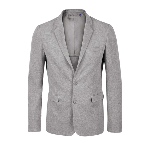 NEOBLU Grey Piqué Lightweight Casual Blazer