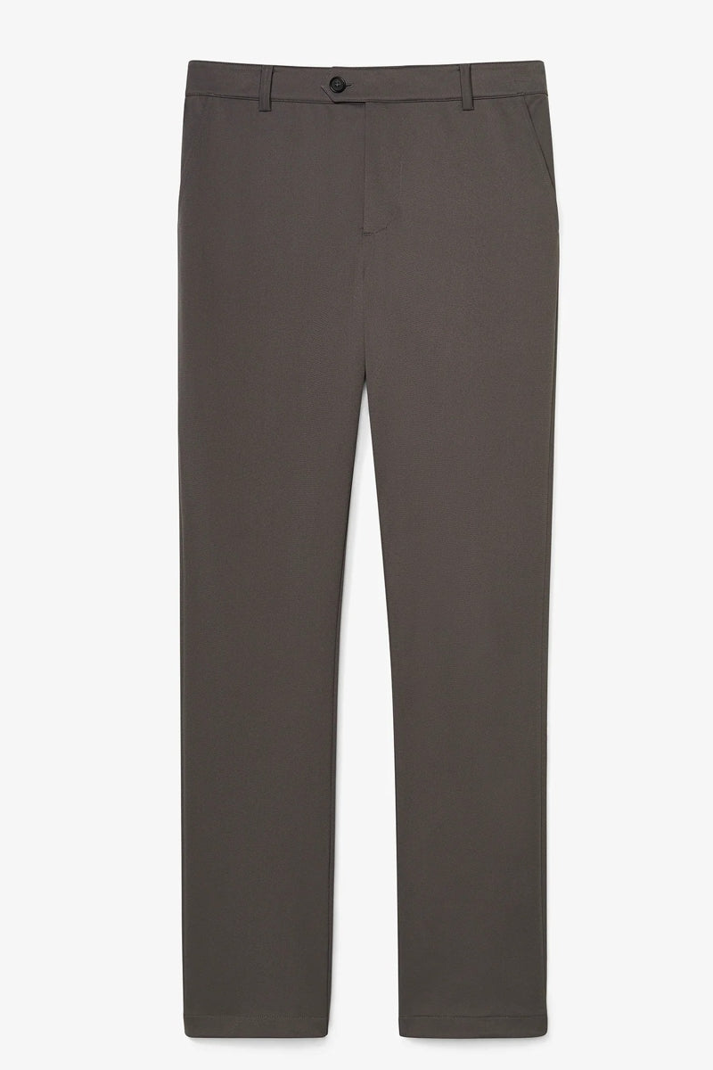 Wholesale,Mizzen + Main, Mizzen + Main Dark Grey Four-way Stretch Straight Chino Pant, Grey, 34W-32L-Tag34