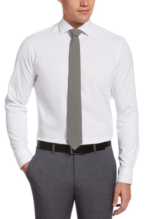 Other,Perry Ellis, Perry Ellis White Stretch Anti-Microbial Long Sleeve Shirt, White, Small-38-Tag14.5