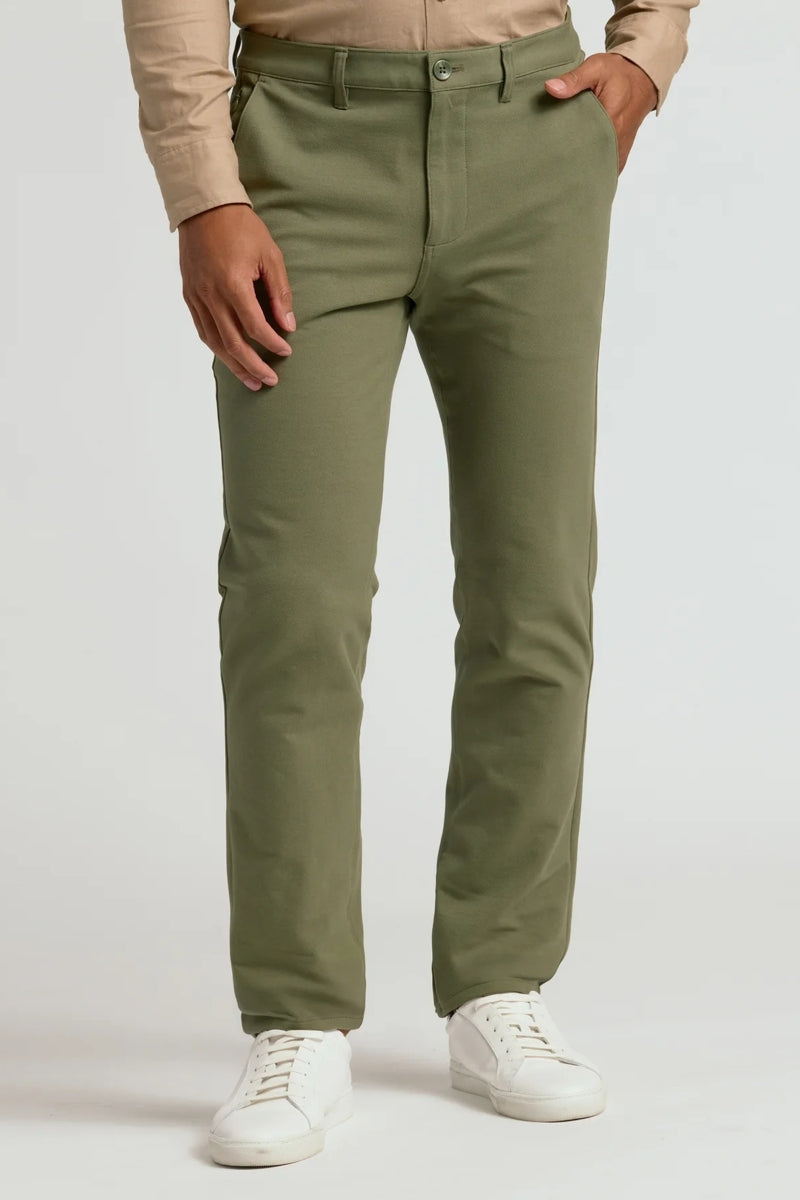Wholesale,True Classic, True Classic Military Green Straight Fit Classic Chino Pant, Green, 34W-34L-Tag34