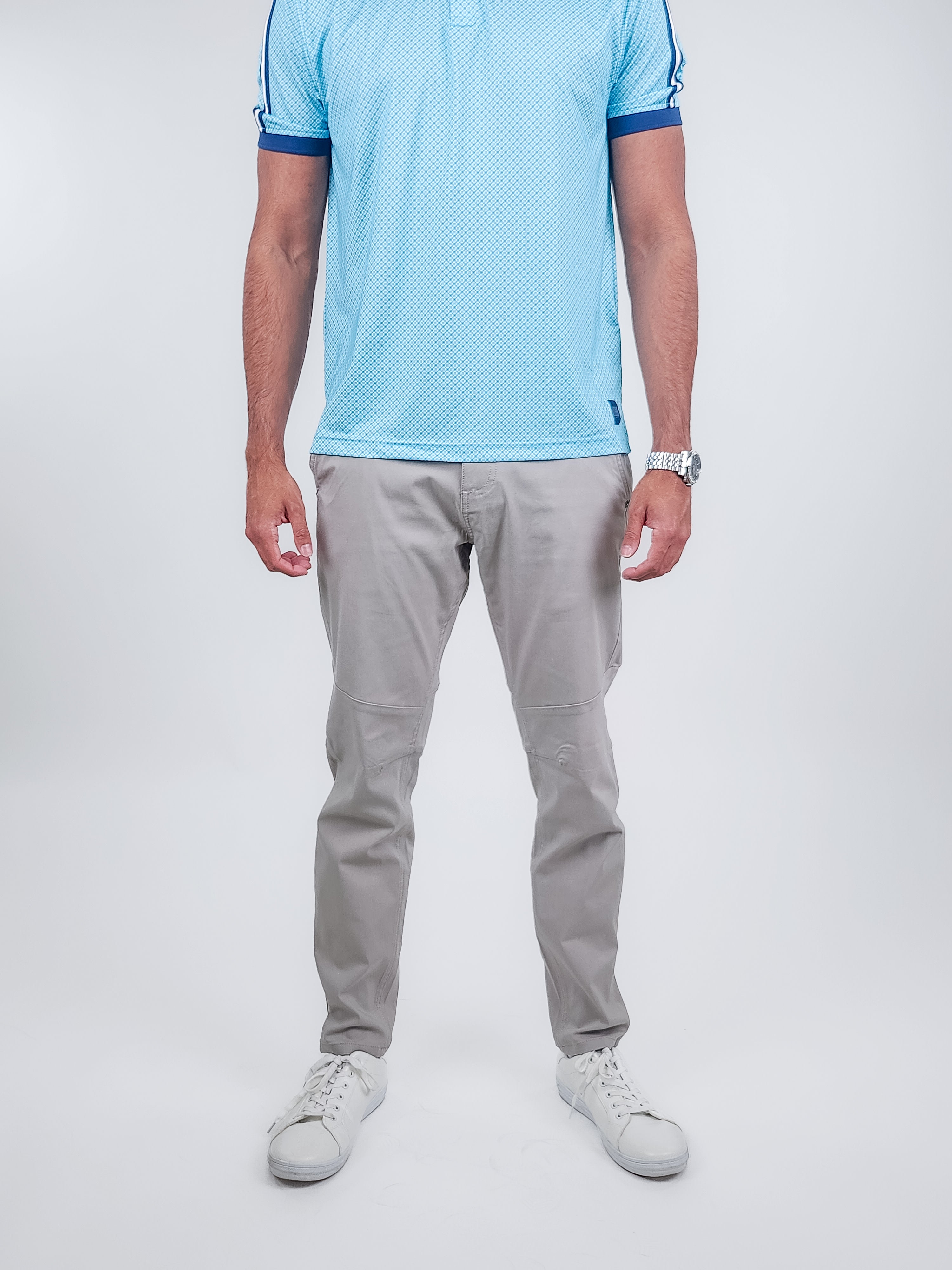 Other,PGA Tour, PGA Tour Turquoise Performance Polo, Blue, Medium-42-TagM