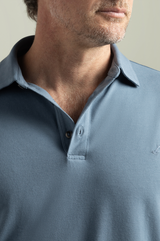 HyperNatural Blue Premium Bio-performance El Capitán Classic Fit Micro-Pique Polo with Hyper-Cool Jade