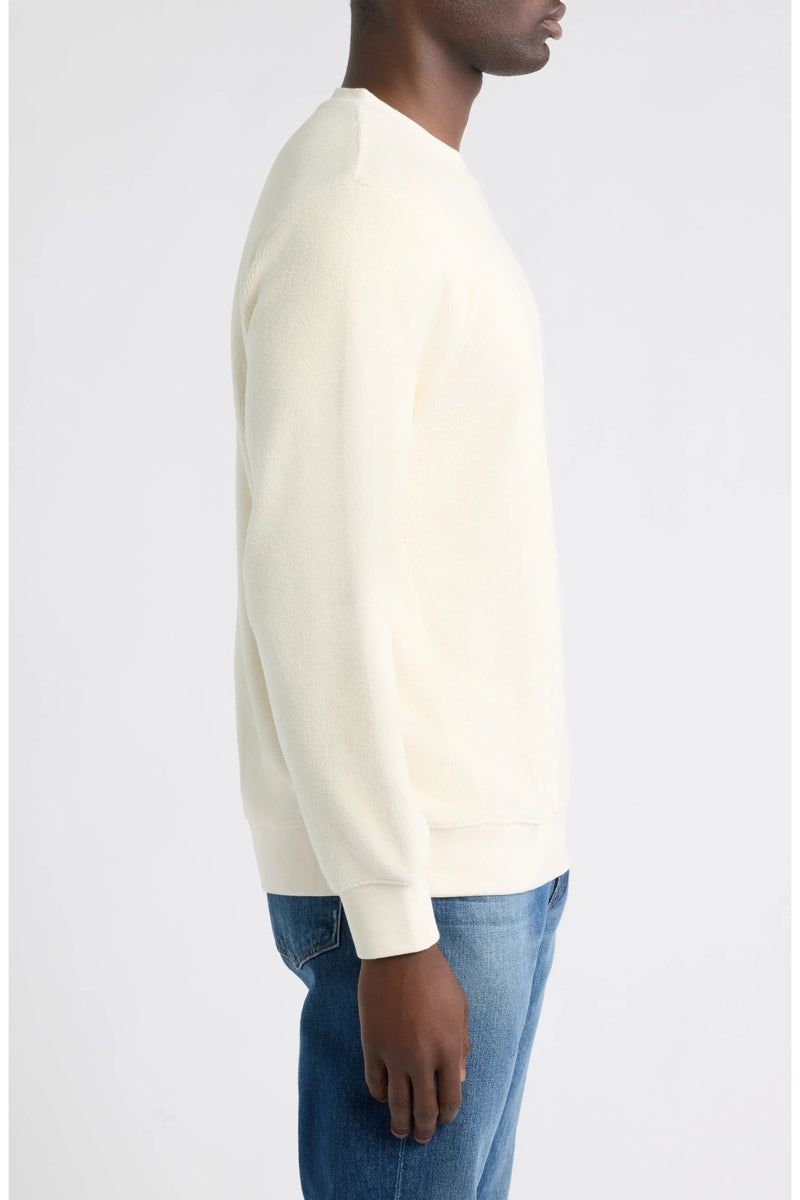 Wholesale,James Campbell, James Campbell Ivory Fleece Textured Sweatshirt, Cream, Large-46-TagLExtra Large-49-TagXLMedium-44-TagMSmall-42-TagS