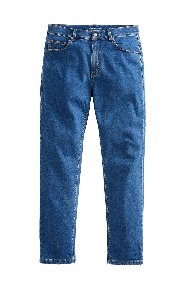 Faire,Nantucket Whaler, Nantucket Whaler Blue Medium Wash Denim Jeans, Blue, 38W-30L-Tag3834W-32L-Tag3432W-32L-Tag32