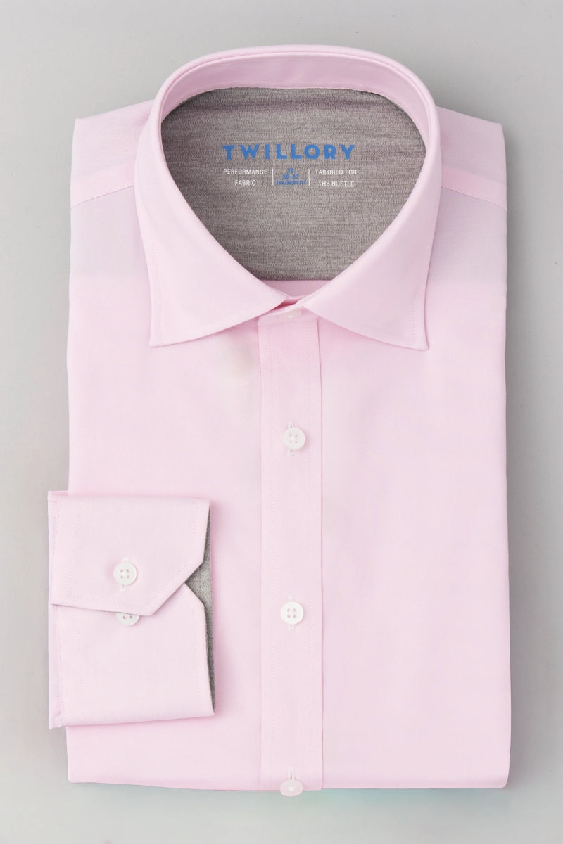 Wholesale,Twillory, Twillory Pink Performance Shirt, Pink, Large-47-Tag16.5