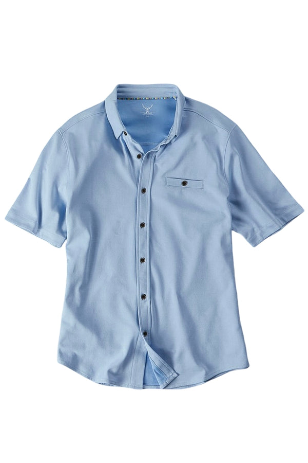 Nicoby Age of Wisdom Blue Knit Shirt