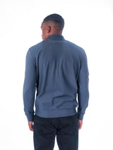 Castore Navy Mock Neck Half Zip Pullover Sweatshirt