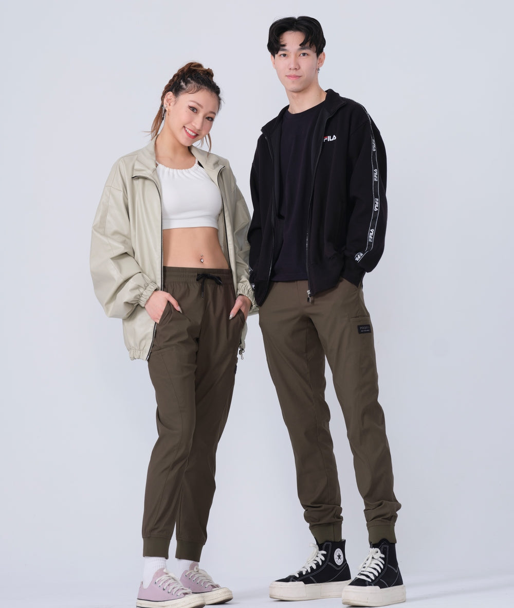 Direct From Brand,PROFI, PROFI Forest Green Multi-Functional Sun protection and UV resistance Sporty Joggers, Green, 31W-28L-TagM