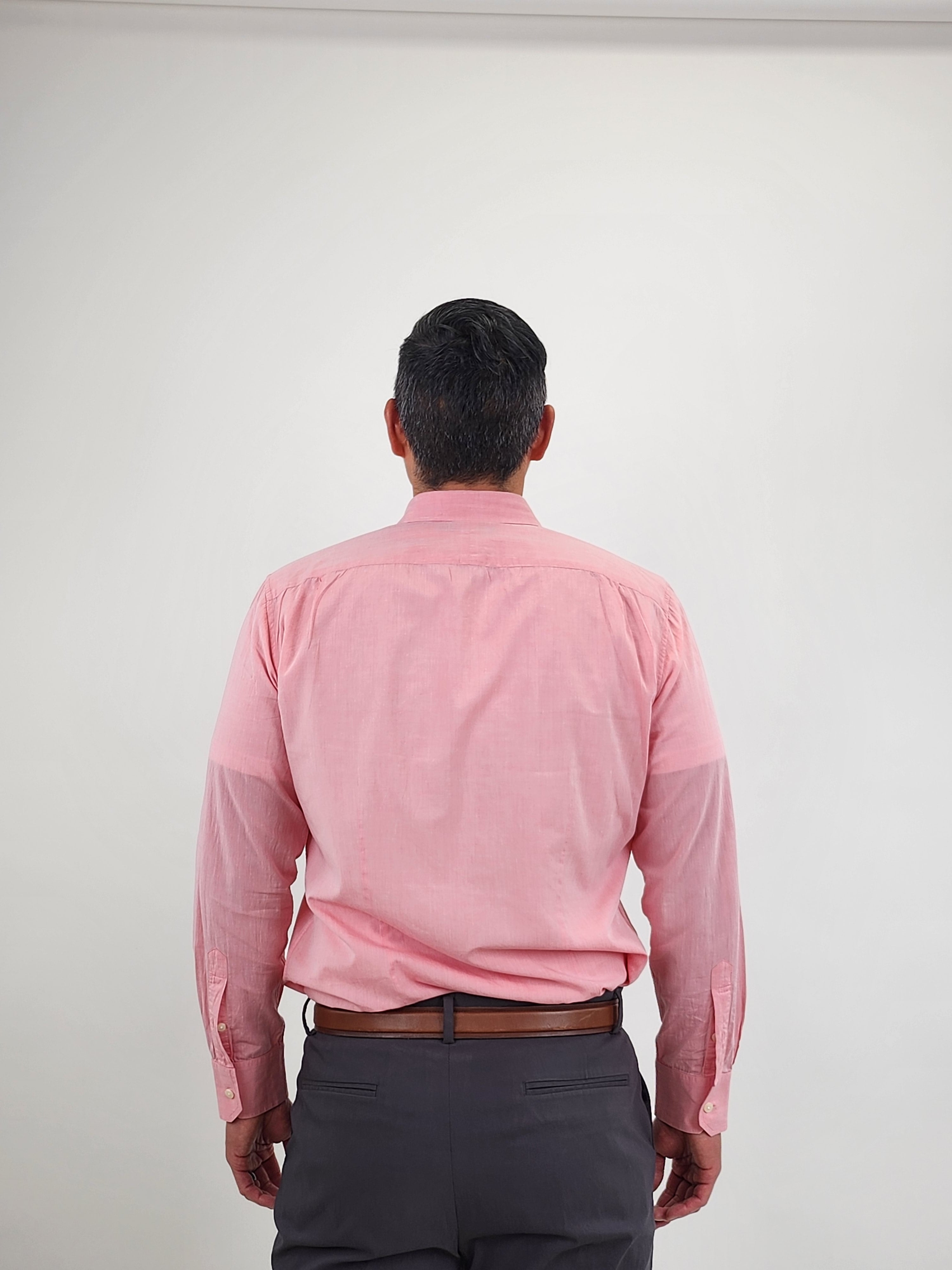 The RealReal,Vince, Vince Bright Pink One Pocket Button Up Shirt With Front Chest Pocket, Pink, Large-46-TagL