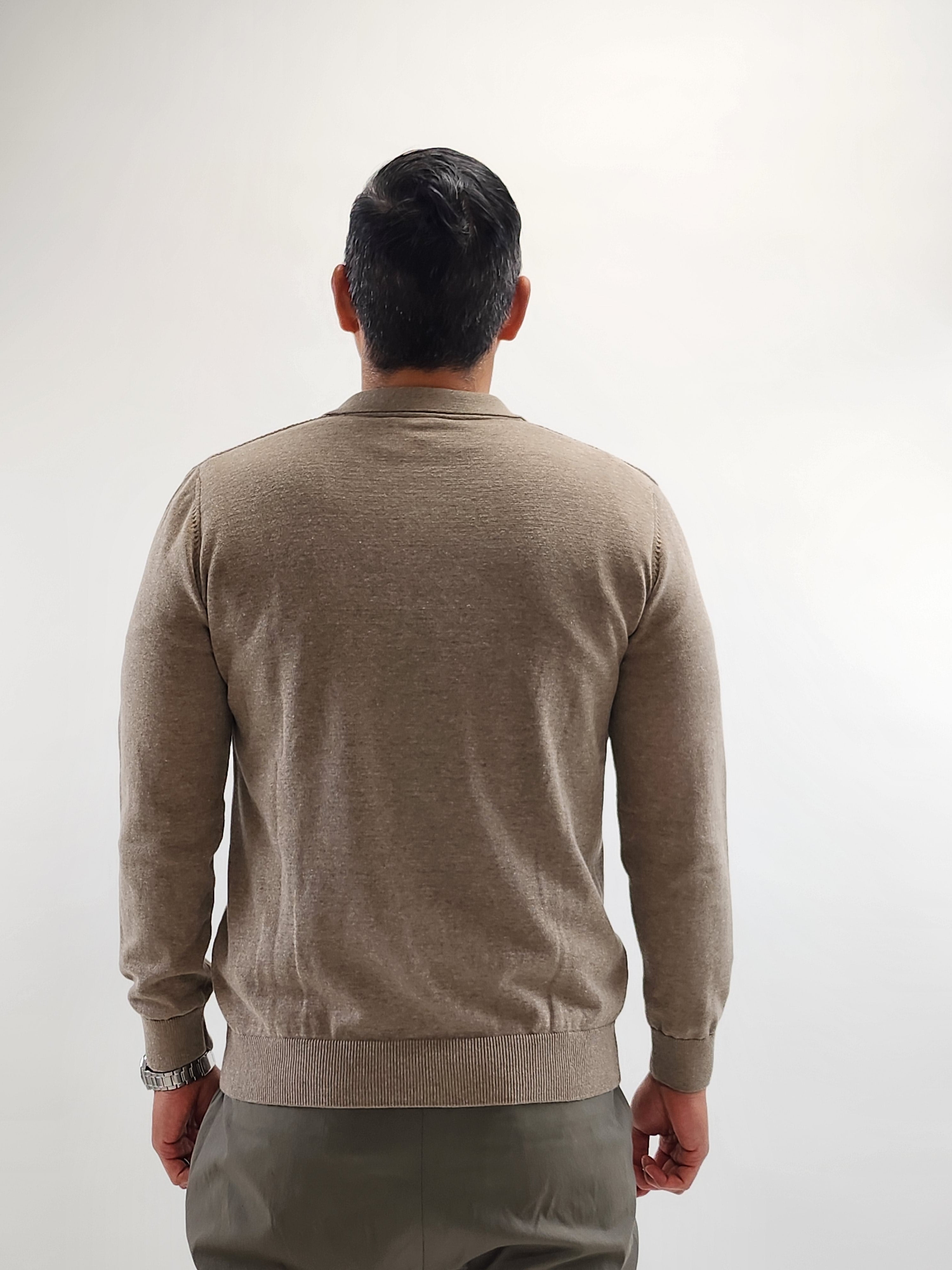 Wholesale,Jakamen, Jakamen Tan Qrt Zip Knit Textured Pullover, Tan, Medium-42-TagL