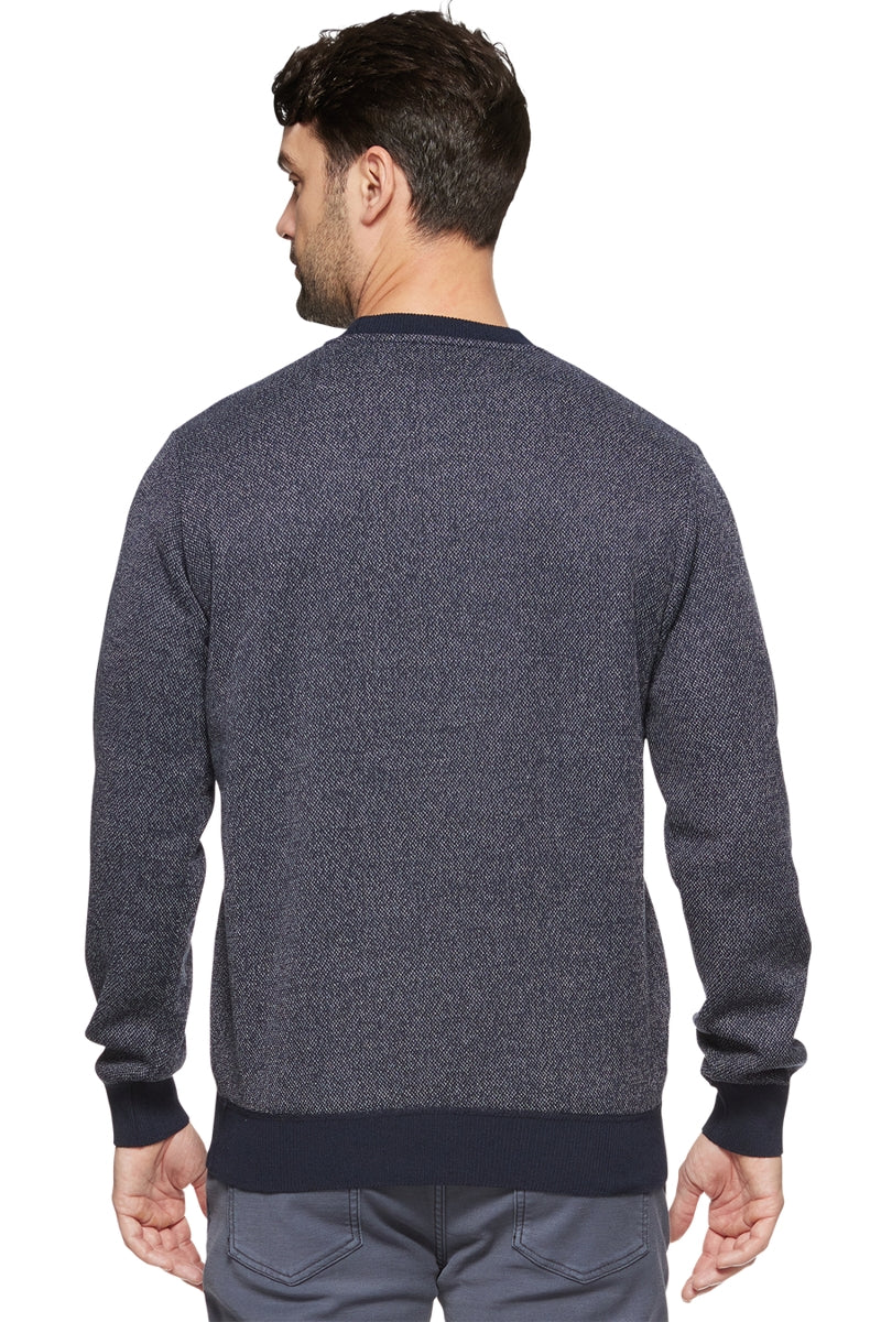 Wholesale,Flag & Anthem, Flag & Anthem Navy Combo Fleece Lined Crewneck, Blue, Large-43-TagL