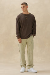 Kuwalla Brown Marled Crewneck Thermal