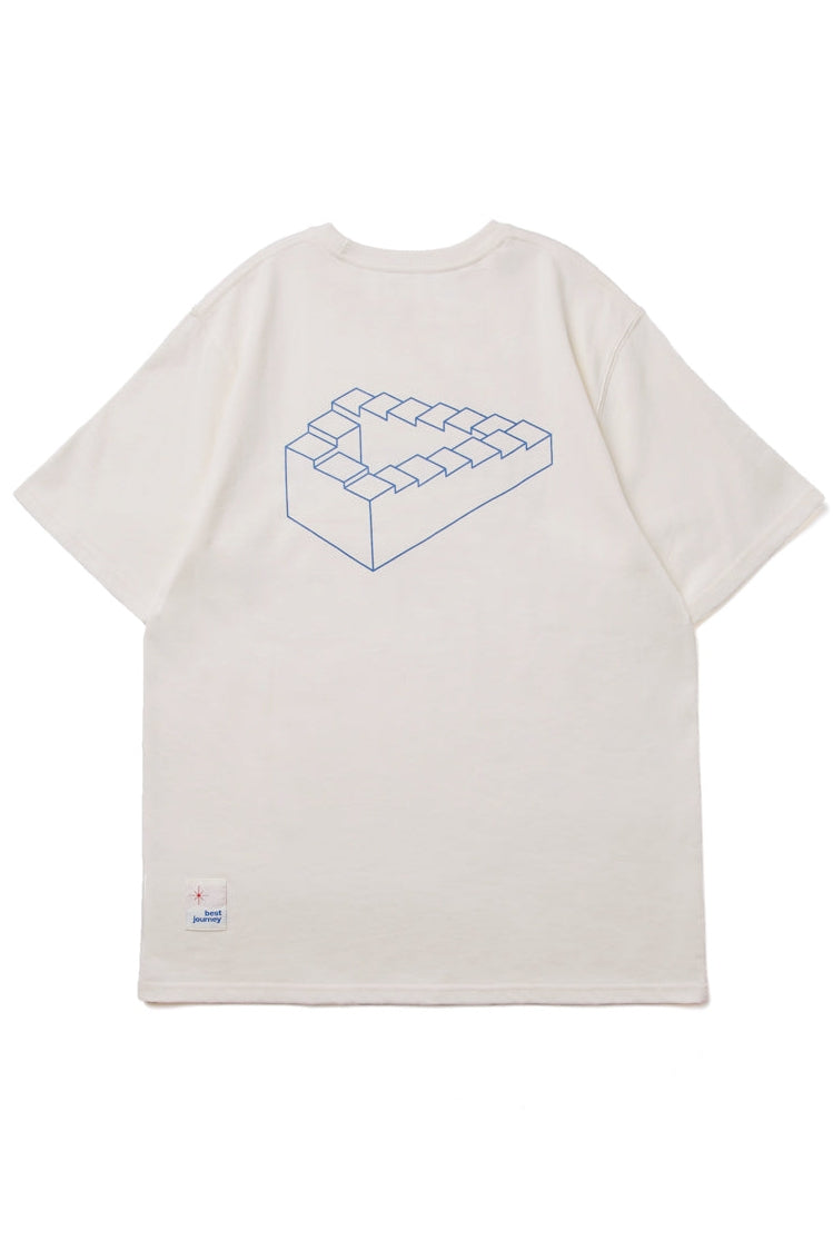 Direct From Brand,HUTCH ASAP, HUTCH Cream Cotton Graphic Tee, Cream, Medium-43-TagM