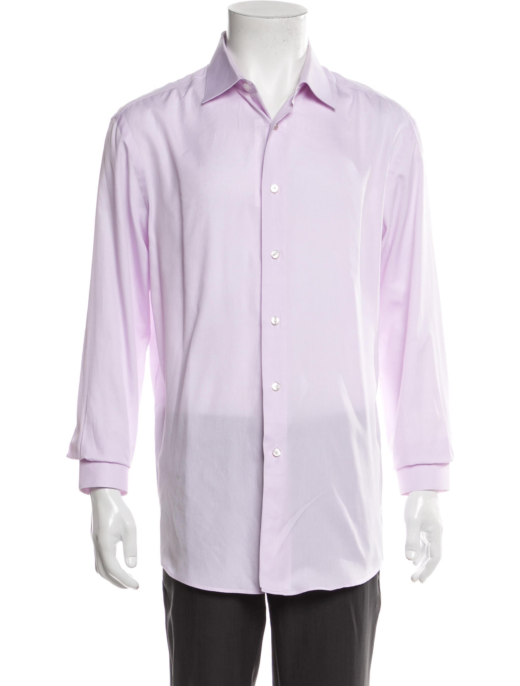 RealReal,David August, David August Light Pink Long Sleeve Dress Shirt, Pink, Large-45-TagXL