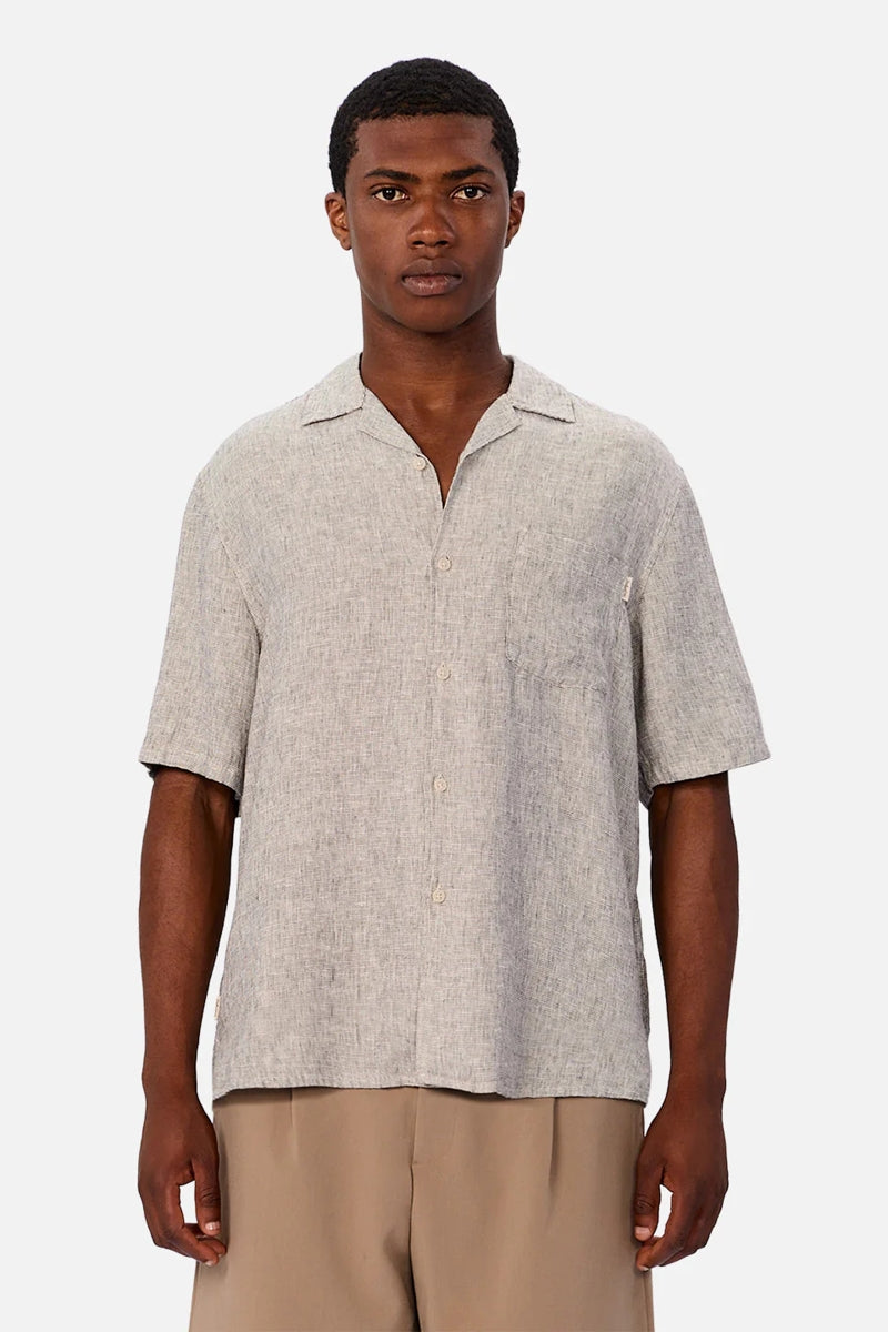 Wholesale,INDUSTRIE AUSTRALIA, INDUSTRIE AUSTRALIA Grey Houndstooth Textured Shirt, Grey, Large-47-TagL