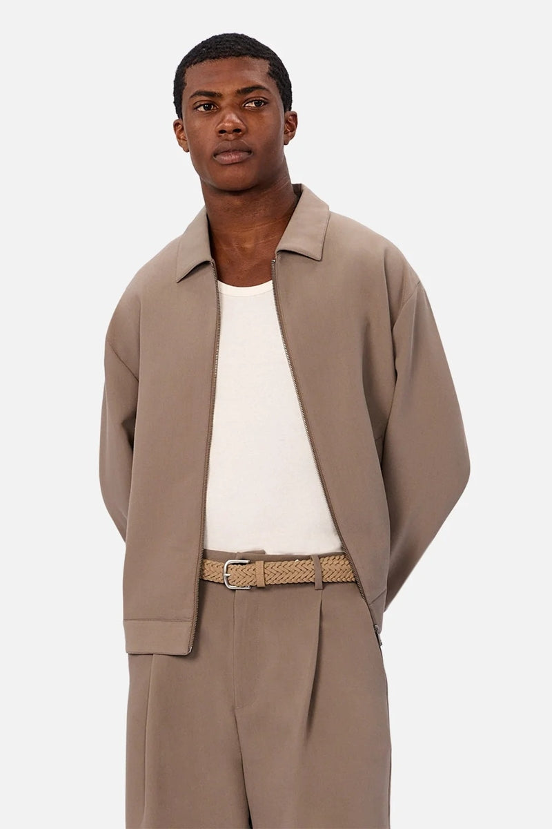 Wholesale,INDUSTRIE AUSTRALIA, INDUSTRIE AUSTRALIA Taupe Bomber Jacket, Tan, Small-45-TagSMedium-47-TagMLarge-49-TagLExtra Large-51-TagXLExtra Extra Large-53-TagXXL