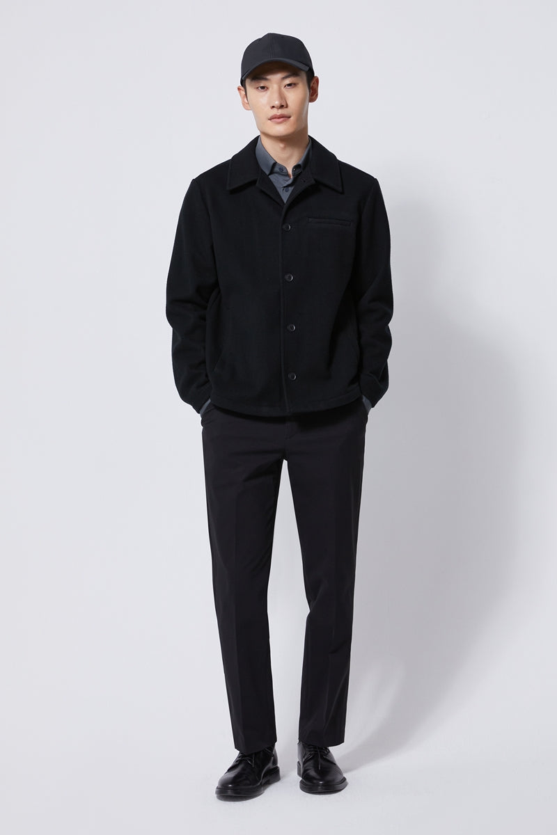 Direct From Brand,FYNE, FYNE Black Brushed Water-repellent Fleece Jacket, Black, Extra Large-48-TagXL