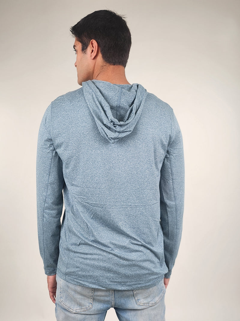 Projek Raw Blue Long Sleeve Knit Hood