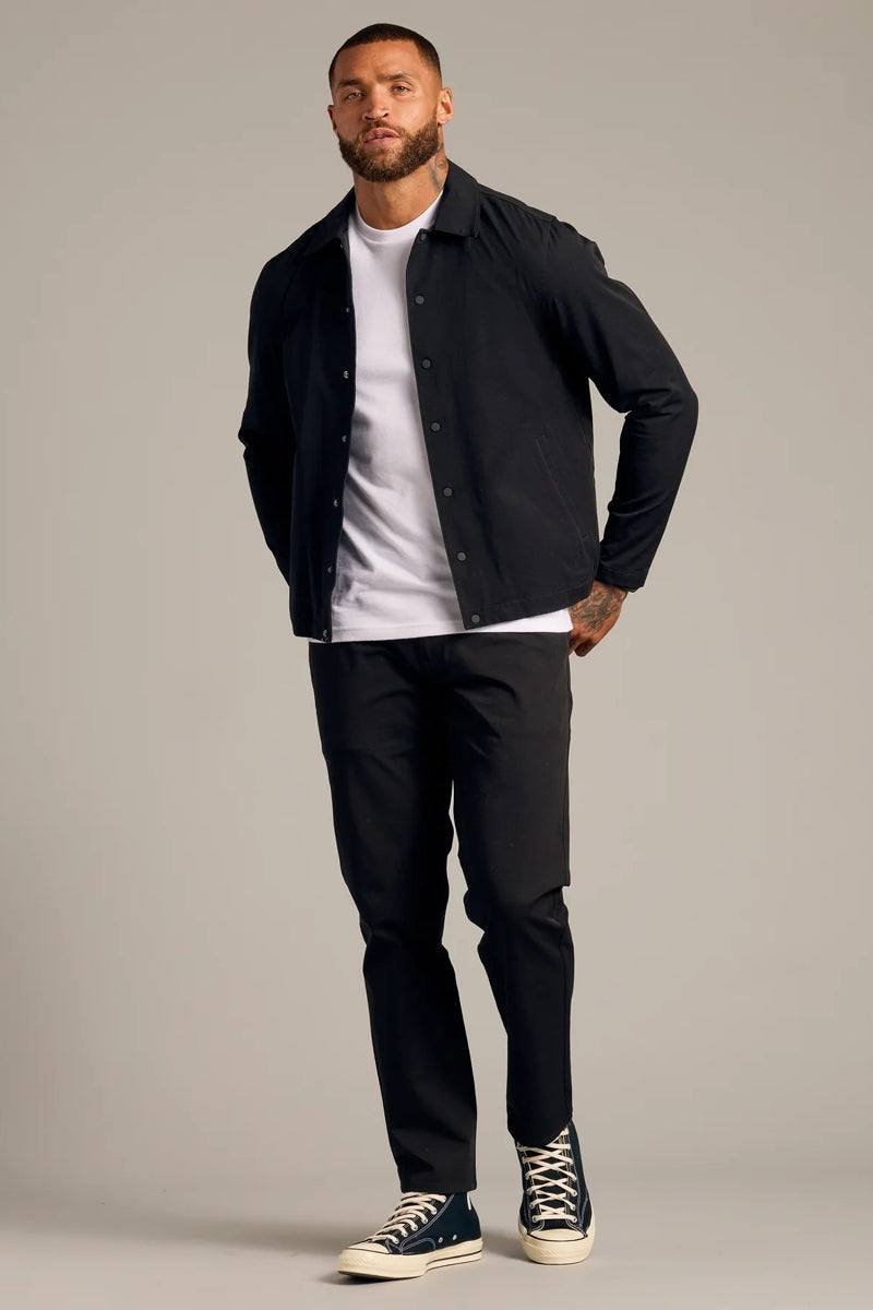 Faire,True Classic, True Classic Black Added Stretch Twill Jacket, Black, Medium-42-TagM