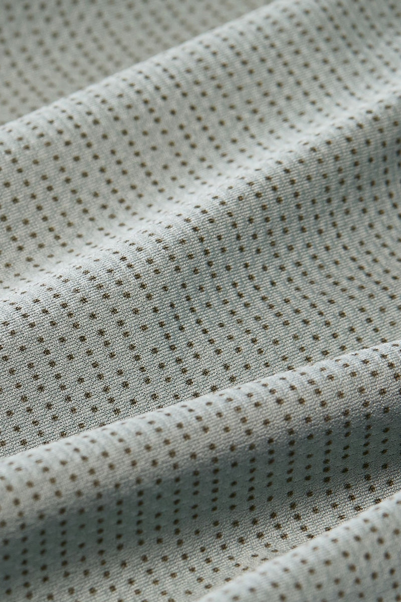 Wholesale,Mizzen + Main, Mizzen + Main Pale Green Dot Stripe Trim No Tuck Four-way Stretch Shirt, Green, Large-46-TagL