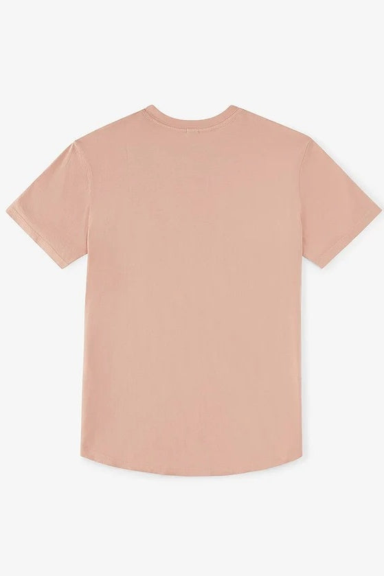 Faire,Swet Tailor, Swet Tailor Pearl Blush Garment-dyed T-Shirt, Pink, Large-43-TagL