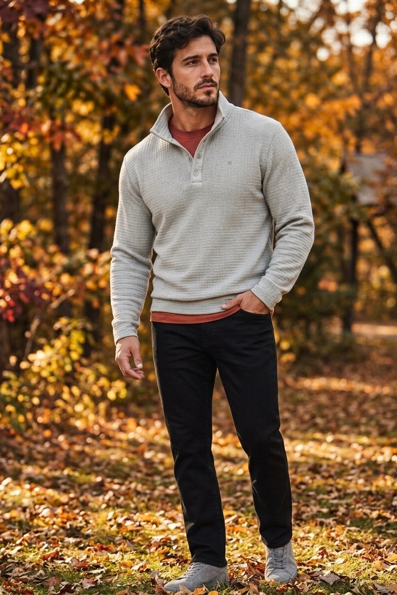 Other,Flag & Anthem, Flag & Anthem Light Grey Heather Quilted 1/4 Snap Pullover, Grey, Small-42-TagSMedium-44-TagMLarge-48-TagLExtra Large-52-TagXLExtra Extra Large-54-TagXXL