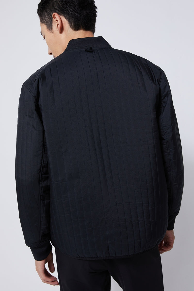 Direct From Brand,FYNE, FYNE Black Water-proof Liner Zipper Jacket, Black, Large-46-TagL