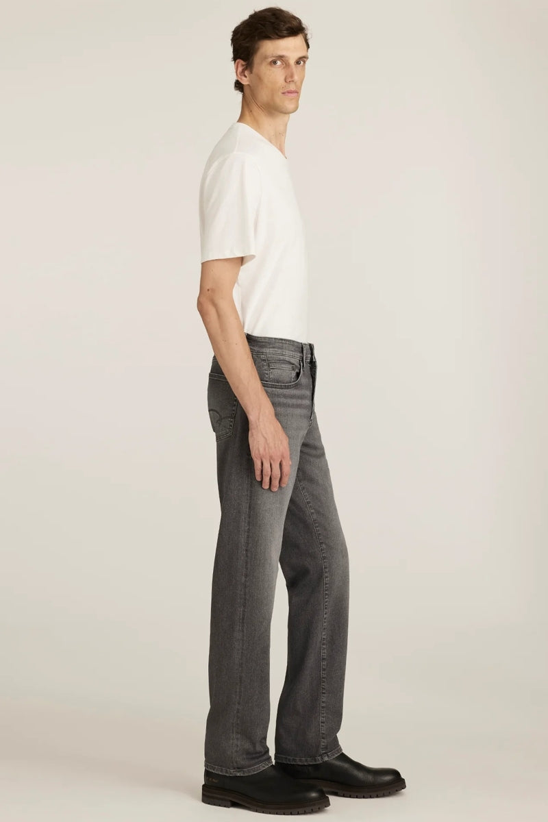 Wholesale,Mavi, Mavi Mid Smoke Supermove Zach Straight Leg Jeans, Grey, 33W-30L-Tag33