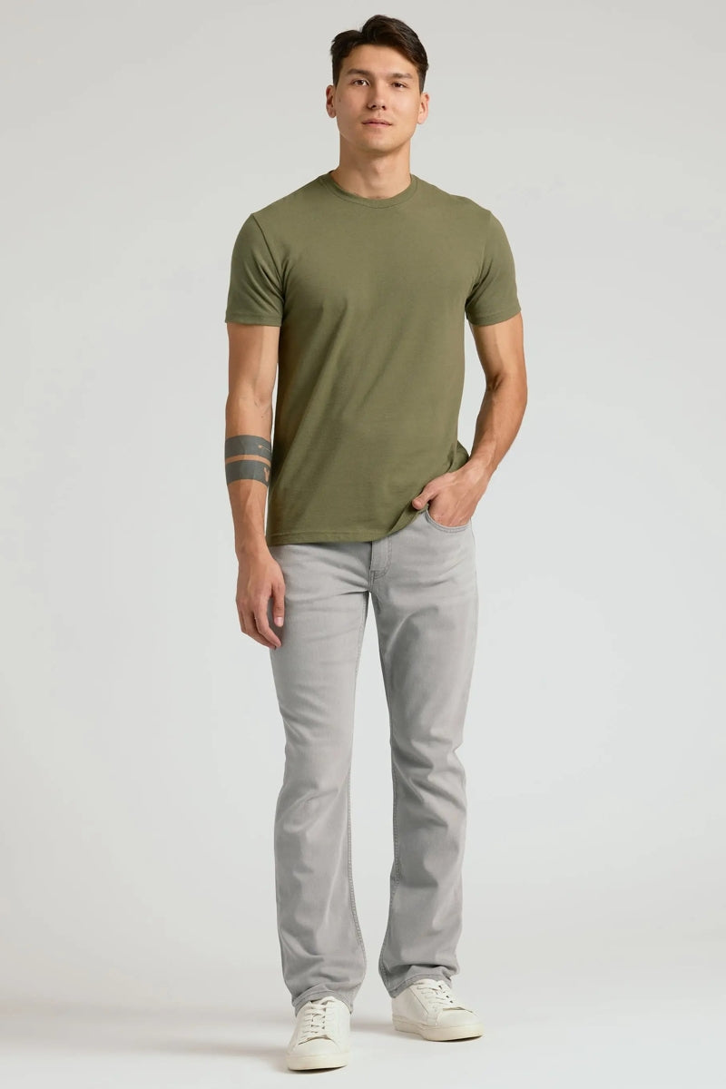 Faire,True Classic, True Classic Medium Grey Wash Straight Comfort Stretch Jeans, Grey, 32W-30L-Tag32