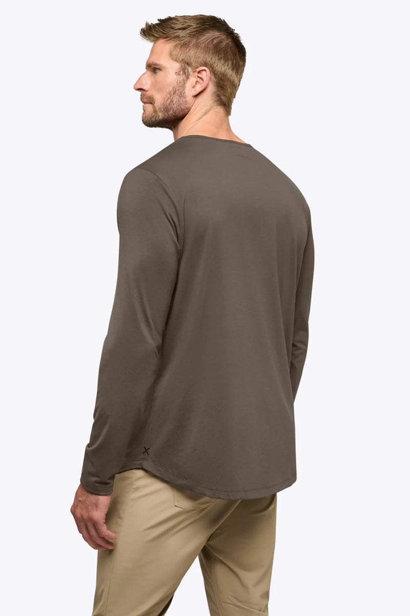 Wholesale,CUTS, CUTS Dark Olive Curve-Hem Buttery Soft Tee, Green, Small-39-TagSMedium-41-TagMLarge-43-TagLExtra Large-45-TagXLExtra Extra Large-47-TagXXL