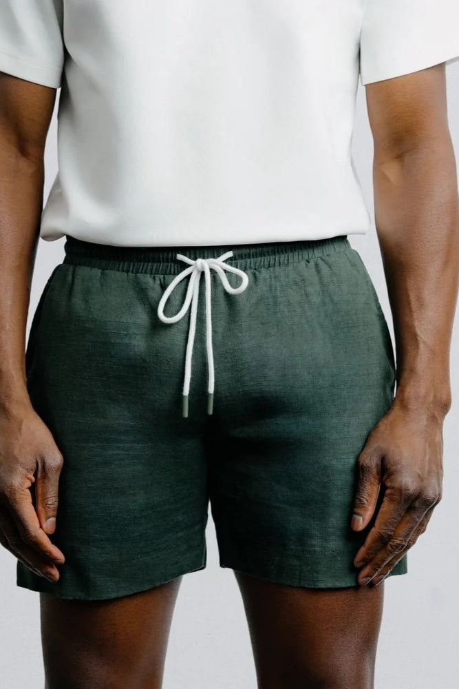 Wholesale,Champlain, Champlain Green Linen Drawstring 4