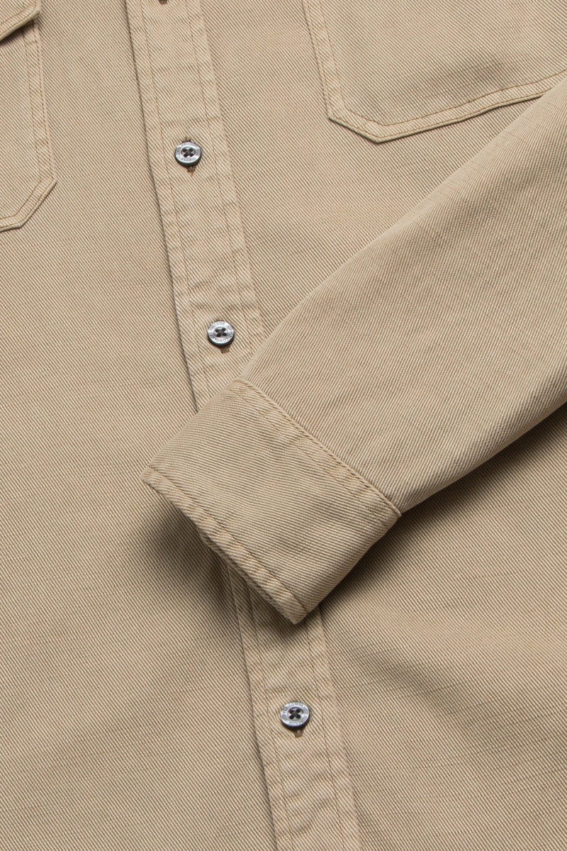 Wholesale,Surfside Supply, Surfside Supply Tan Garment Dye Overshirt, Tan, Large-44-TagL