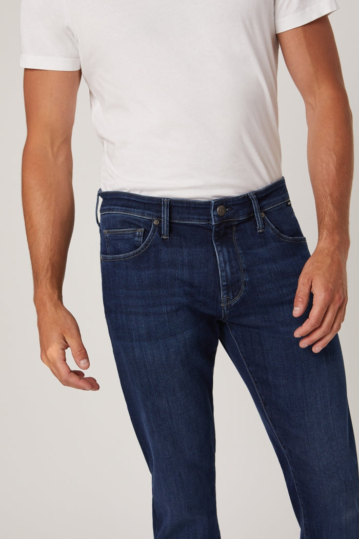 Wholesale,Mavi, Mavi Dark Blue Supermove Zach Straight Leg Jeans, Blue, 34W-34L-Tag34