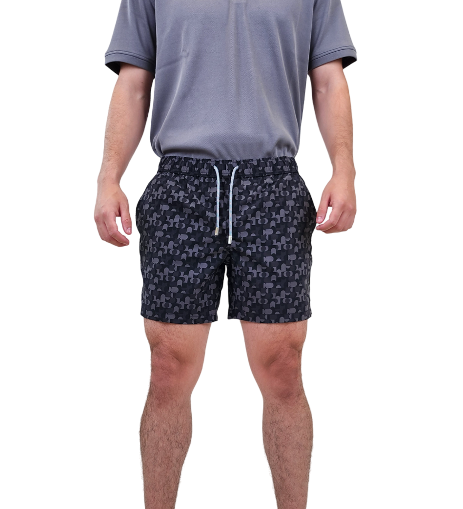 Wholesale,Public Beach, Public Beach Black Performance Geo Print 6